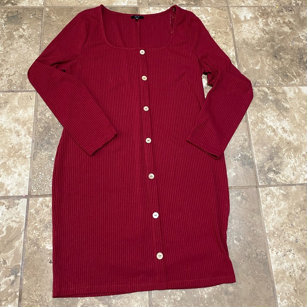 Plus size Iris Red Dress 3xl